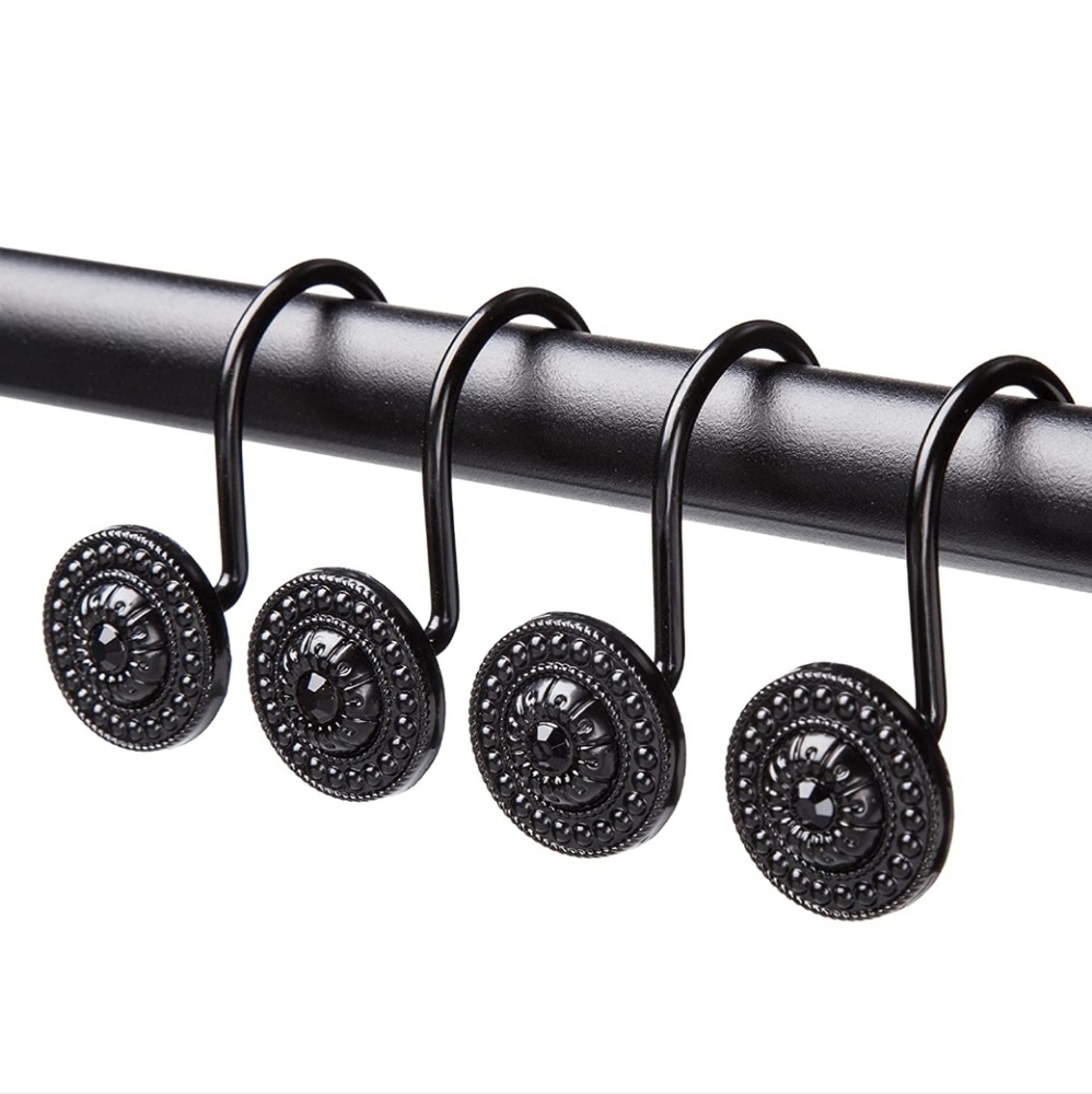 Black Shower Curtain Hooks